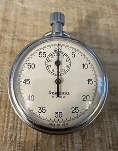 Reloj vintage raro Sekonda 15 joyas USSAStop pero no funciona - sobrebobinado - Imagen 1 de 5