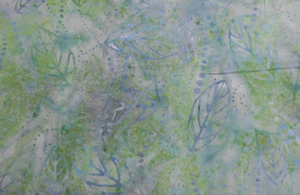 Moda BATIKS #0021 "GREEN LEAVES" BTY - Picture 1 of 1