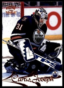 1997-98 Pacific Paramount Red Curtis Joseph Edmonton Oilers #75