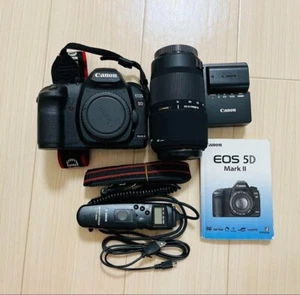 Canon EOS 5D Mark II schwarz DSLR-Kamera mit Sigma 70-300 mm Objektiv Kit - Bild 1 von 16