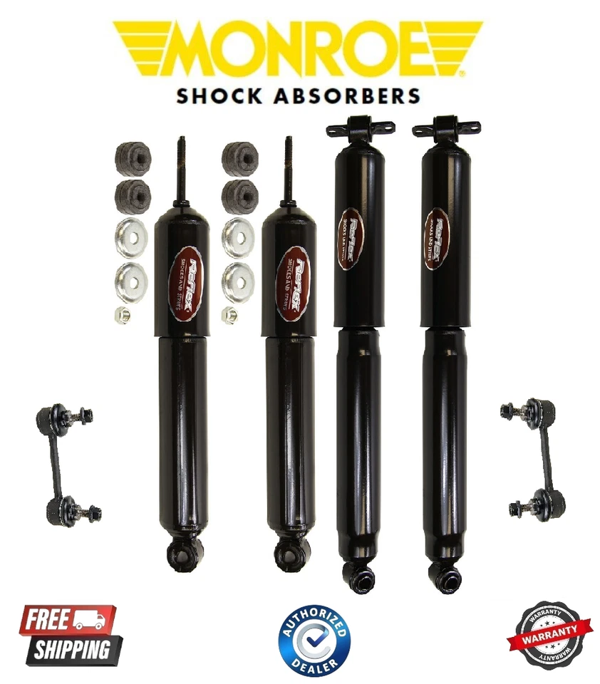 Complete Front & Rear Shock-Reflex For 04-12 Chyevrolet Colorado GMC Canyon - Image 1 of 1