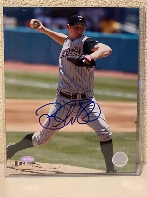 Foto Steiner 8x10 Brandon Webb Firmando Arizona Diamondbacks Foto 1 de 4