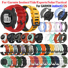 For Garmin Instinct 2 2S/Tide/Esports/Solar/Tactical Silikon Armband Schutzhülle
