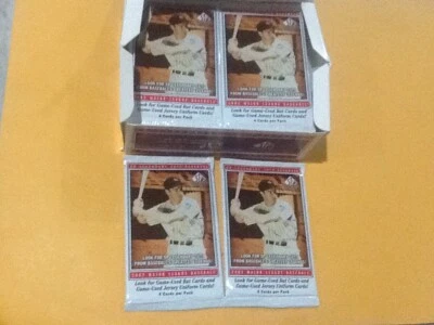 2002 UD SP Legendary Cuts Baseball 2 FACTORY Sealed Packs 4 Cards/PACK FREE SHIP - Image 1 of 2