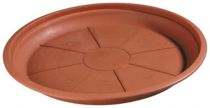 Untersetzer MONTANA / ROMANA rund aus Kunststoff terracotta - Bild 1 von 1