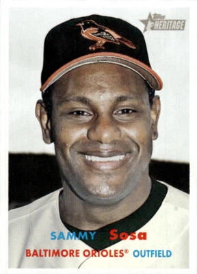 2006 Topps Heritage #60 Sammy Sosa - Image 1 of 2