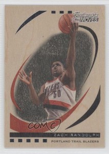 2006-07 Topps Trademark Moves Wood /75 Zach Randolph #55