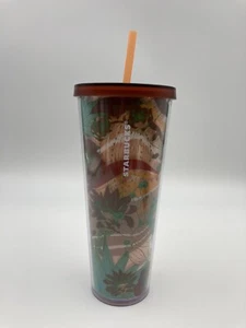 Tazza fredda acrilica Starbucks terracotta 24 oz cactus venti estate 2019 - Foto 1 di 9