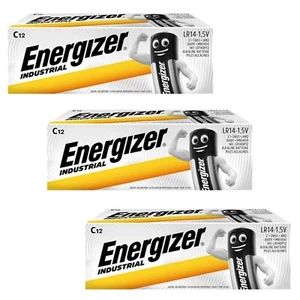 36 x ENERGIZER INDUSTRIAL C ALKALINE LR14 PROFESSIONAL MN1400 BATTERIES 1.5 V - Picture 1 of 3