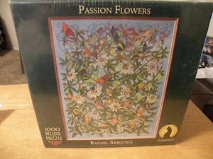 Purrfect 1000 piece puzzle Passsion Flowers Rachel Arbuckle Celtic Collection #9 - Picture 1 of 2