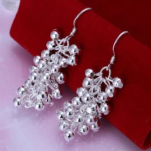 925 joyería dijes cuentas mujer clásico pendiente lindo mujer joyería e8 - Imagen 1 de 3