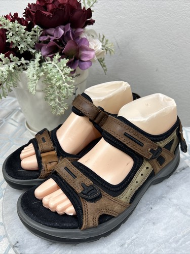 Sandali marroni ECCO Receptors Technology taglia EU 39 US uomo 6 donna 8