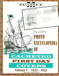 Enciclopedia Fotográfica Mellone Planty Primer Día Cubiertas 1932 Volumen V Encuadernado 5 - Imagen 1 de 2