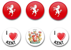 INSIGNIAS BOTÓN 25MM 1" KENT X6 - Imagen 1 de 1