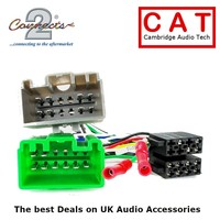 CT20VL02 Volvo Car Radio Grey Green connectors to ISO Harness Adaptor