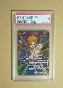 PSA 7 Naruto Miracle Battle Carddass Pain (Deva Path) Super Omega Ω 22 - Picture 1 of 2