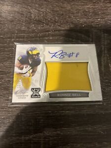 2023 Leaf Trinity Ronnie Bell 2-Color Patch Auto SP/99 Michigan RC Rookie RPA
