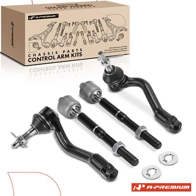 Front Inner &Outer Tie Rod End for Kia Optima 2016-2018 Hyundai Sonata 2016-2017 - Image 1 of 4