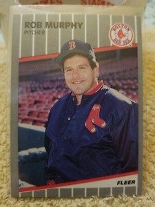 1989 Fleer Update Rob Murphy Boston Red Sox #U-10 The All Star Break Pitcher