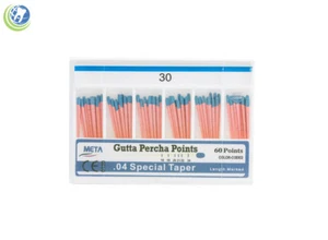 Gutta Percha Points .04 Special Taper #30 60/Box Vial Endodontic Obturation META - Picture 1 of 1