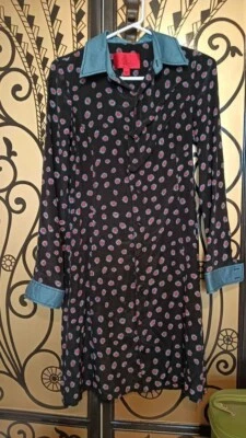 Z spoke for Zac Posen Long Sleeve Silk Dress  - Image 1 of 4