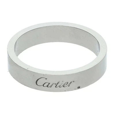 Обручальное платиновое кольцо Cartier размер 13 C De Cartier (серебро 6,96 г) 700152 A Kia57 - Изображение 1 из 4