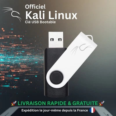 Clé USB Bootable Kali Linux – Penn-testing 16go - Cybersécurité Pentest - Photo 1/2