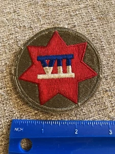 Parche del VII Cuerpo del Ejército de los Estados Unidos Segunda Guerra Mundial - 7º Cuerpo - Imagen 1 de 3