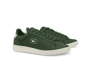 Lacoste Men's Carnaby Set Lace-up Sneakers - Dark Green Size 8.5 - Picture 1 of 6