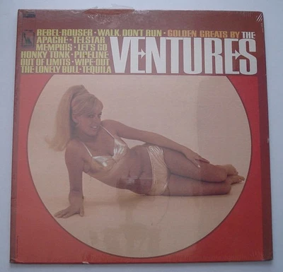 THE VENTURES Golden Greats LIBERTY 70's SEALED Surf Vinyl LP Cheesecake Foto 1 de 4