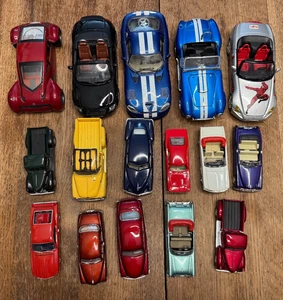 LOT 16 DIECAST CARS 1/24. 1/43  DAREDEVIL MAISTO MOTOR MAX DURAGO MUSTANG - Bild 1 von 11