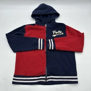 Polo Ralph Lauren Zip Up Sweater Youth Boy Medium Embroidered Logo..#30730 - Picture 1 of 12