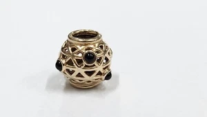 Pandora 14K Yellow Gold Constellation Black Onyx charm - Picture 1 of 6