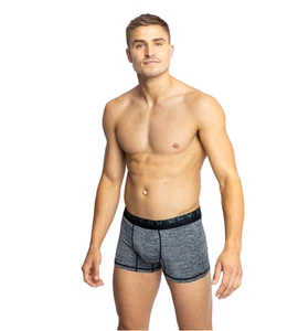 4 x Jockey Mens Microfibre Comfy Trunks Black Marle Underwear - Picture 1 of 5