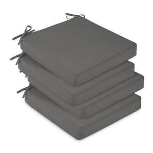  Waterproof Outdoor Chair Cushions Set of 4, 19" x 19" x 3" Patio Chair  - Picture 1 of 8