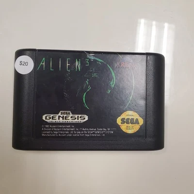 Alien 3 Sega Gensis Game Cartridge Only, Authentic - Image 1 of 4