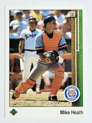 1989 Upper Deck #654 Mike Heath - Image 1 of 2