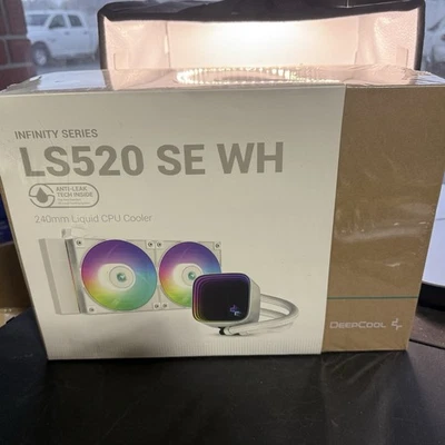 DeepCool LS520 SE DIGITAL ARGB Liquid CPU Cooler White - Image 1 of 4