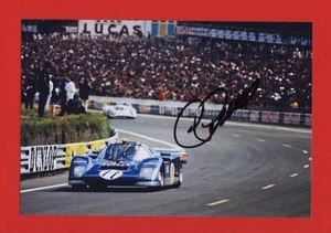 FOTO cm 13x19 signiert von Roger Penske SUNOCO NART FERRARI 512 M #11 LE MANS 1971 - Bild 1 von 2