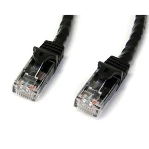 StarTech.com Cat6 Gigabit Patchkabel Snagless mit RJ45 UTP 10m in Schwarz - Cat - Bild 1 von 4