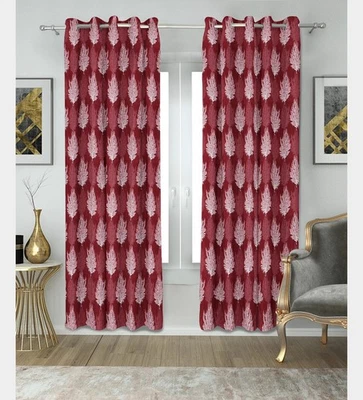 Cortinas de arte abstracto forradas con ojal cortinas de ventana 2 piezas, 46"" x 83", multicolor Foto 1 de 4