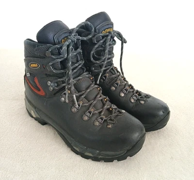 Asolo Power Matic 200 GV EVO Gore-Tex Hiking Boots Womens sz 6.5 Black Mid Lace - Image 1 of 4