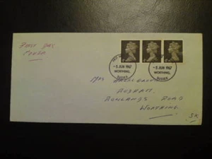 4p STAMP (x3) FDC 5 JUN 1967 WORTHING - Picture 1 of 1