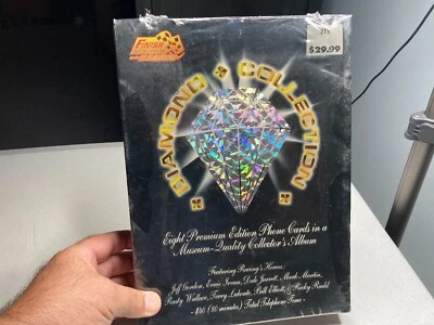 Винтажный набор из 8 телефонных карт 1996 Finish Line Racing Diamond Collection NASCAR - Изображение 1 из 4