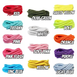 Braid Rope Round Shoelaces For Air AJ Jordan 1 SB Dunk Travis cactus TS Scott - Picture 1 of 1