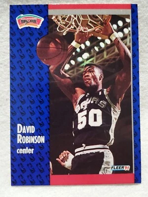 Fleer 1991-92 - David Robinson #187 San Antonio Spurs Foto 1 de 2