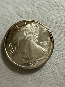 2000 Liberty The Dawn Of A New Millennium 1 Tr Oz 999 Fine Silver - Picture 1 of 2