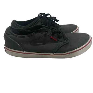 Kids’ Black Lace Up VANS Off The Wall Youth Size 7.0 - Picture 1 of 5