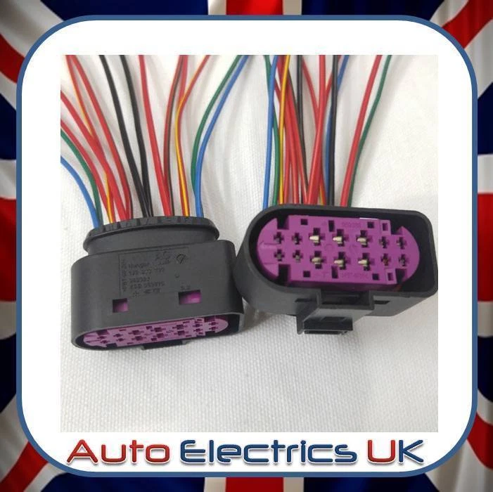 1x Phare Xenon Lampe Prise Connecteur 14-Pin 1J0973737 Pour VW Audi Skoda Seat - Photo 1/1