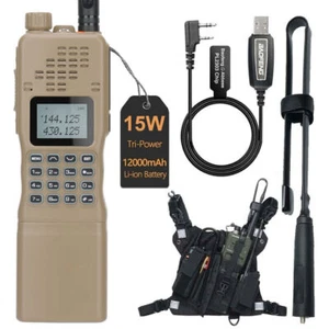 Baofeng AR-152 15W VHF/UHF Militär Hand Amateurfunk Zwei Wege Radio Walkie Talkie Kit - Bild 1 von 11